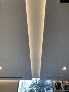 Linear Light cove lighting