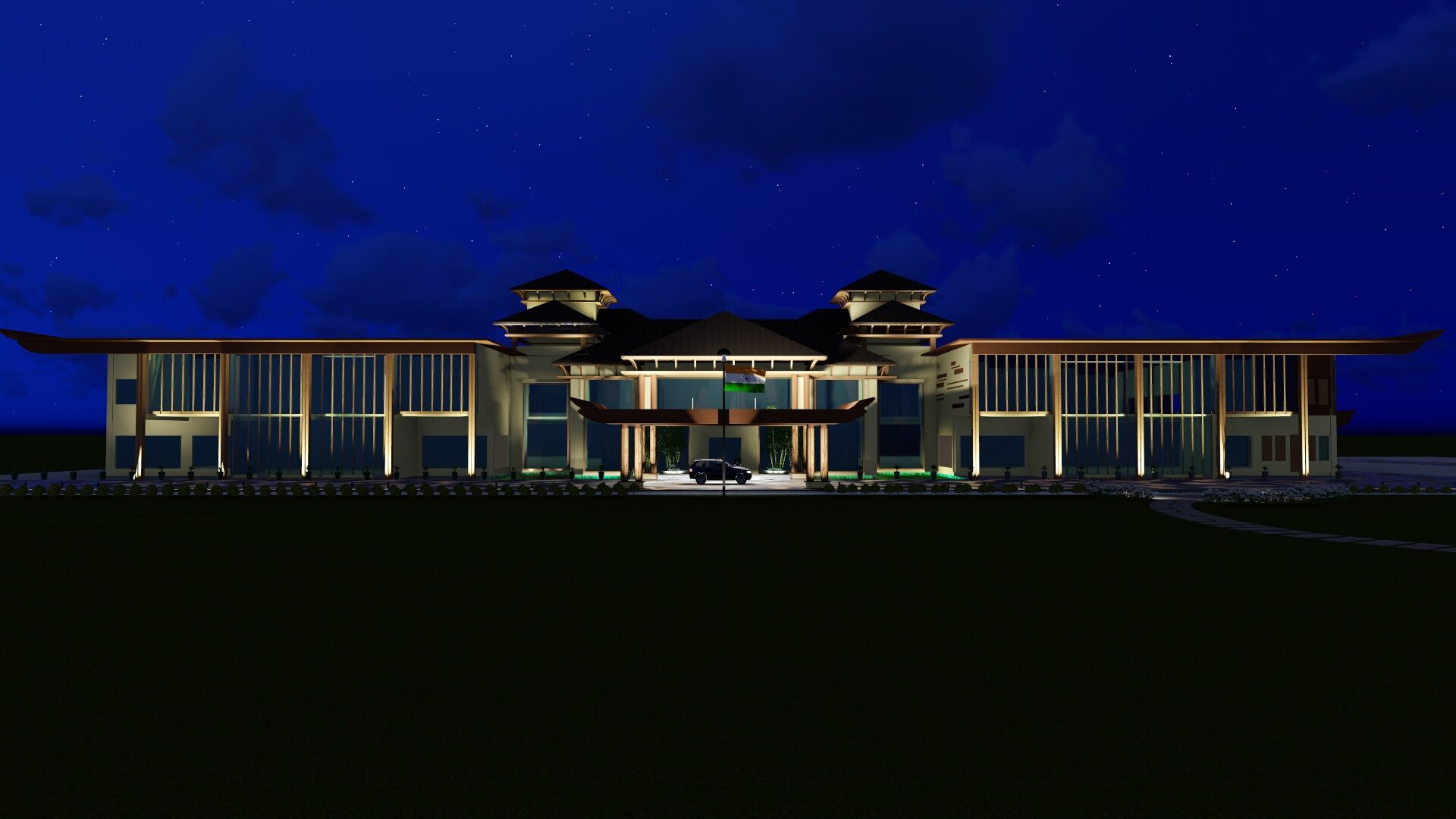 facade light